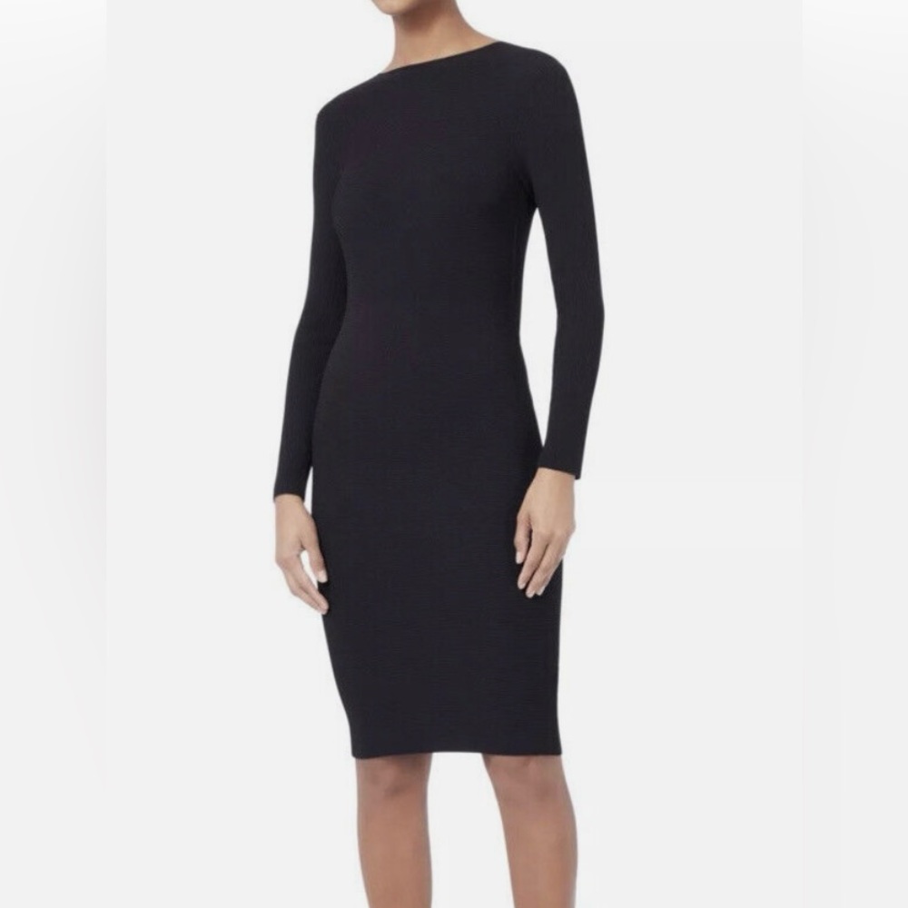Helmut Lang Back Tie Bodycon Dress
